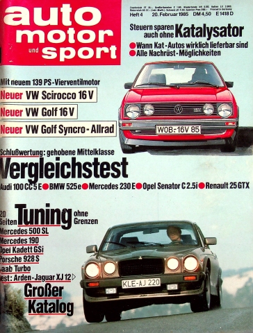 Deckblatt Auto Motor und Sport (04/1985)
